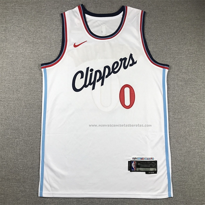 Camiseta Los Angeles Clippers Russell Westbrook NO 0 Association 2024-25 Blanco